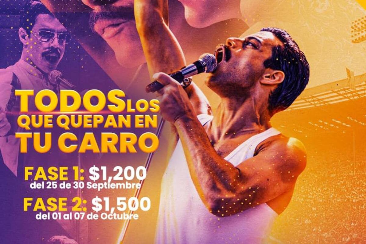 Autocinema Coyote proyectará "Bohemian Rhapsody", seguido de un concierto homenaje a Queen