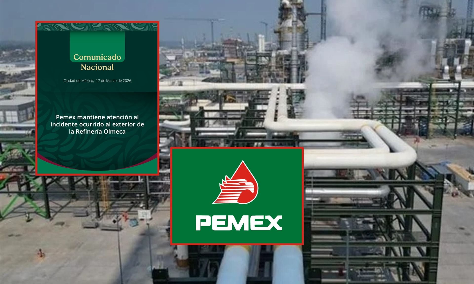PEMEX comparte comunicado y atribuye incendio en Refinería Olmeca donde murieron cinco personas a desborde de aguas aceitosas por las lluvias | Archivo GH