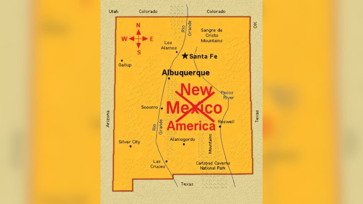 Trump impulsó el cambio de nombre de Nuevo México a “Nueva América”, una propuesta que refuerza su discurso de expansión territorial estadounidense.