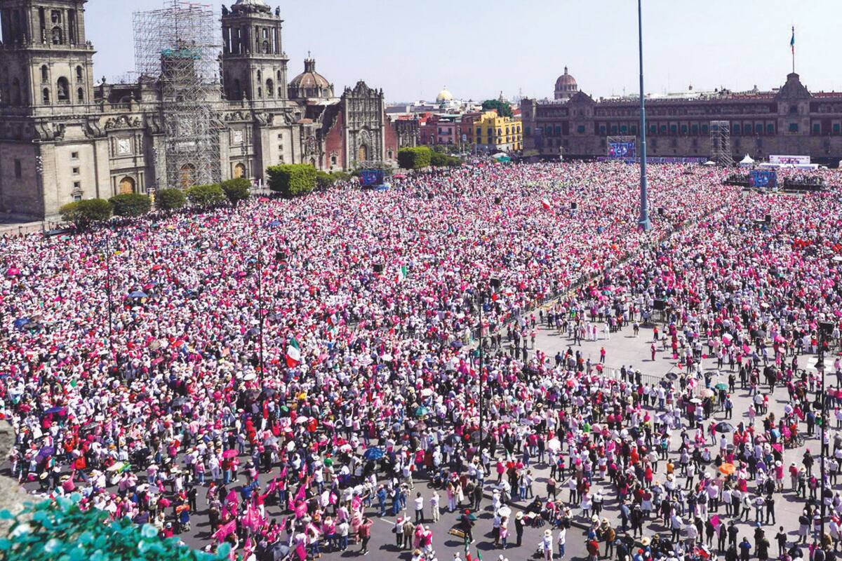PAN lamenta la reacción de AMLO y Sheinbaum ante “Marcha por Nuestra Democracia”