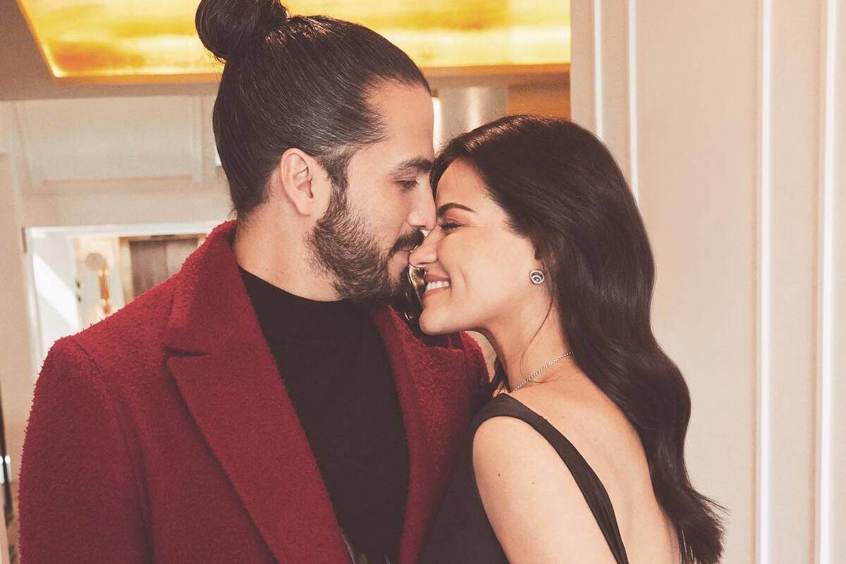 Maite Perroni celebró el cumpleaños de Andrés Tovar en una cena romántica