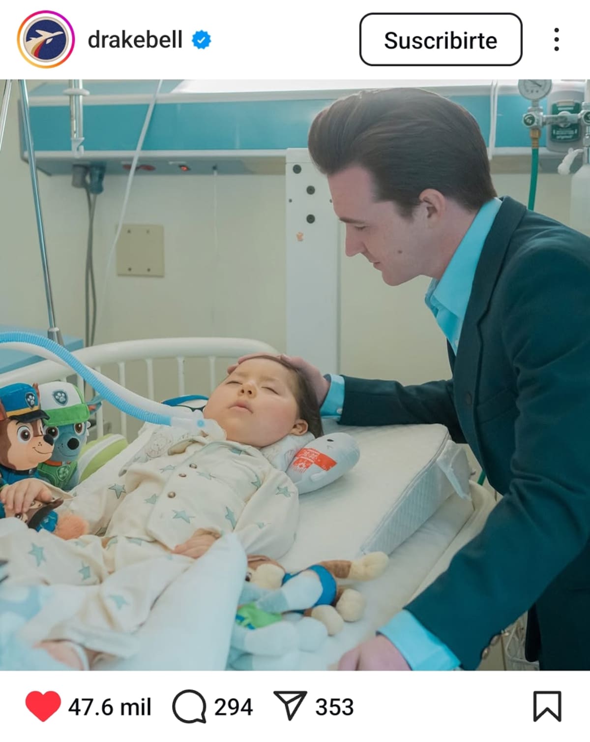 Drake Bell describió a Rafita como su nuev amigo.