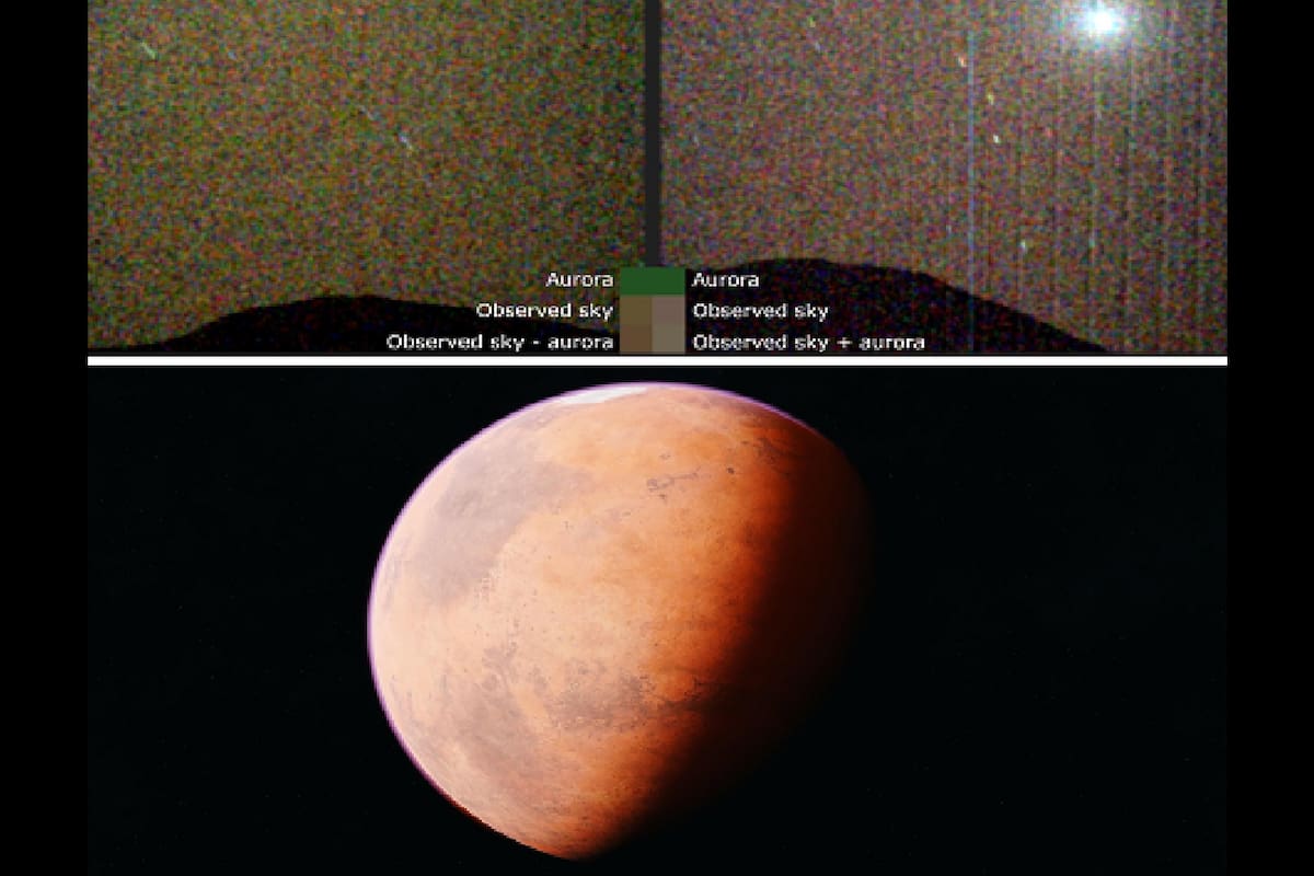 Detectan la primera aurora visible en Marte: un fenómeno sin precedentes en el planeta rojo