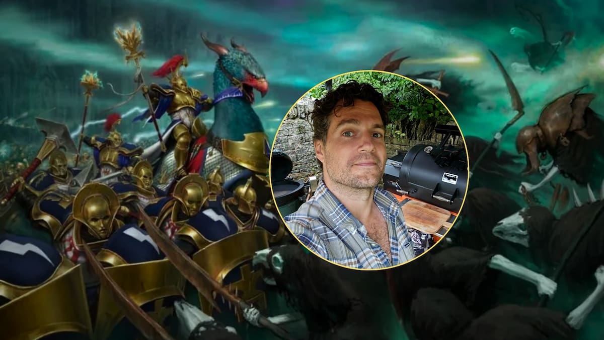 Henry Cavill recibió un regalo de Warhammer 40,000 durante el rodaje de Los Inmortales y su emoción genuina se convirtió en un momento inolvidable
