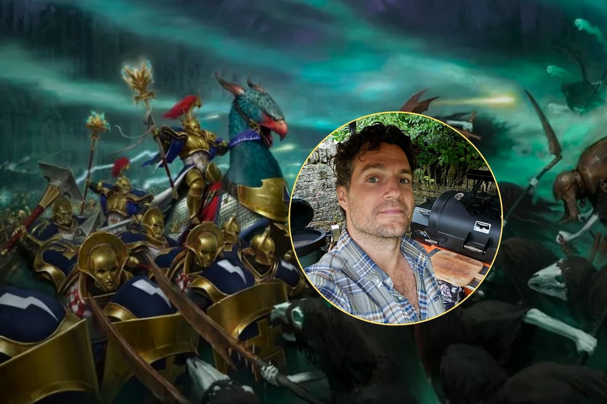 Henry Cavill recibió un regalo de Warhammer 40,000 durante el rodaje de Los Inmortales y su emoción genuina se convirtió en un momento inolvidable