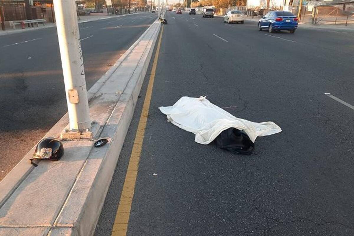 Motociclista muere sobre Periférico