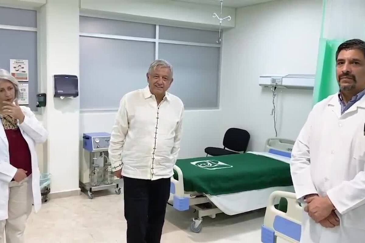 Se alistan 80 unidades médicas de IMSS-Bienestar para atender a pacientes con coronavirus: AMLO