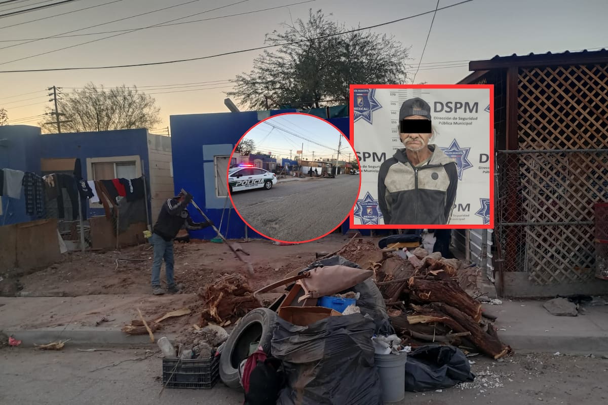 Detienen a hombre por tirar basura en la vía pública; llevaba droga