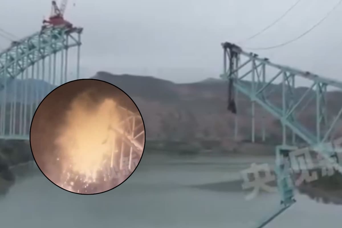 Megapuente en construcción se derrumba en China; hay 10 muertos y 4 trabajadores siguen desaparecidos
