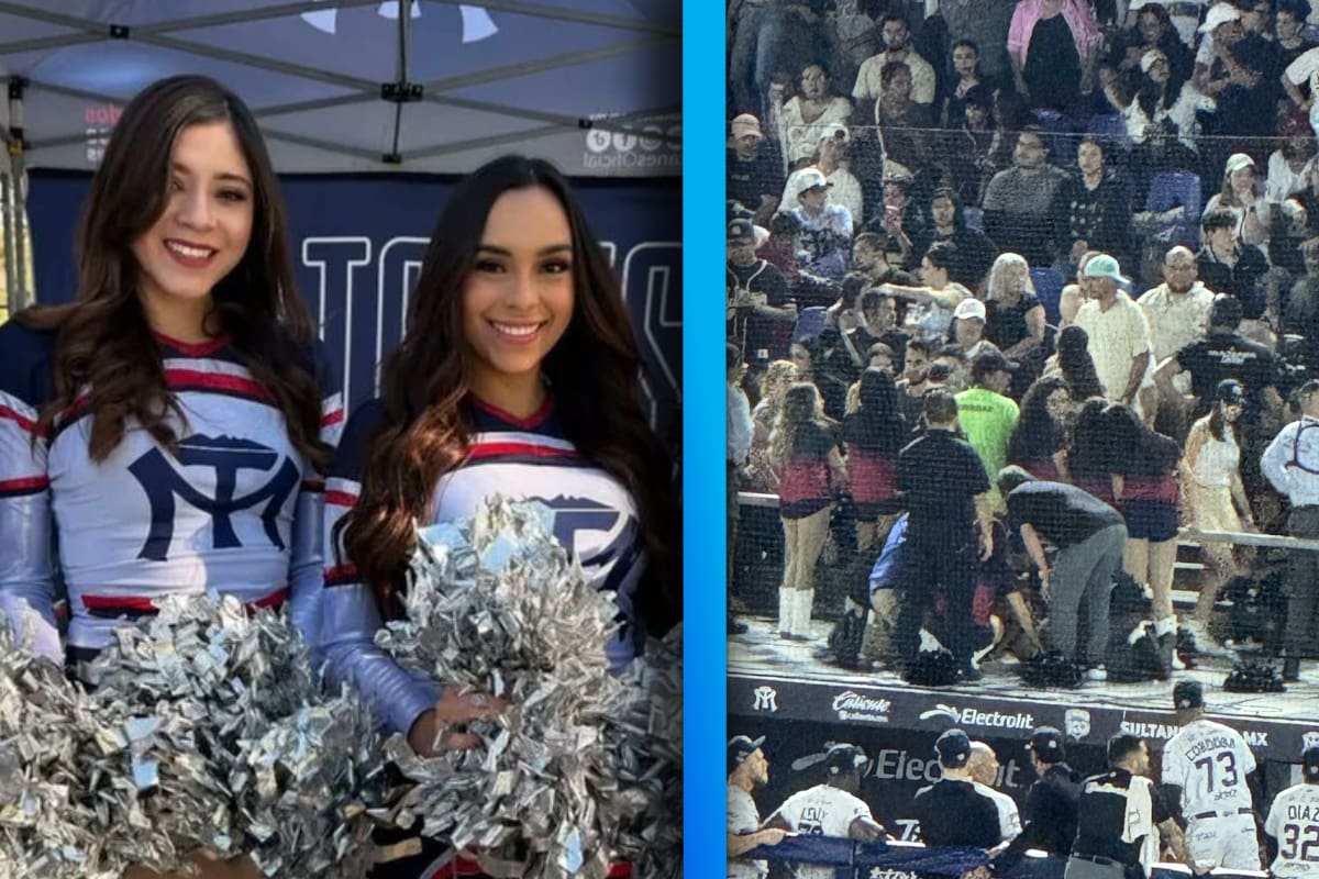 VIDEO: Porrista de Sultanes de Monterrey sufre un batazo y recibe atención médica