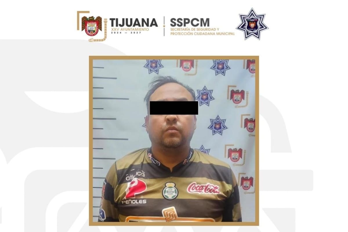 Detienen a presunto responsable de feminicidio en Tijuana