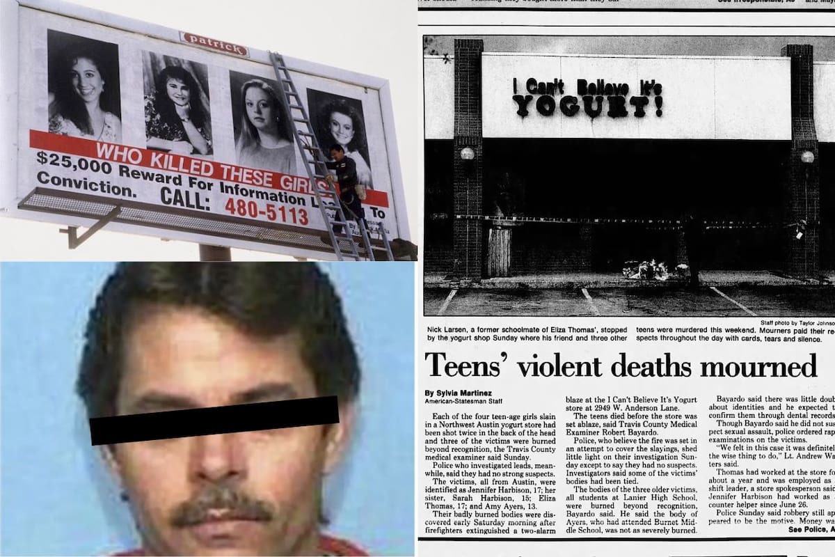 Identifican a nuevo sospechoso principal en caso de asesinato de cuatro adolescentes en una tienda de yogurt en Austin en 1991