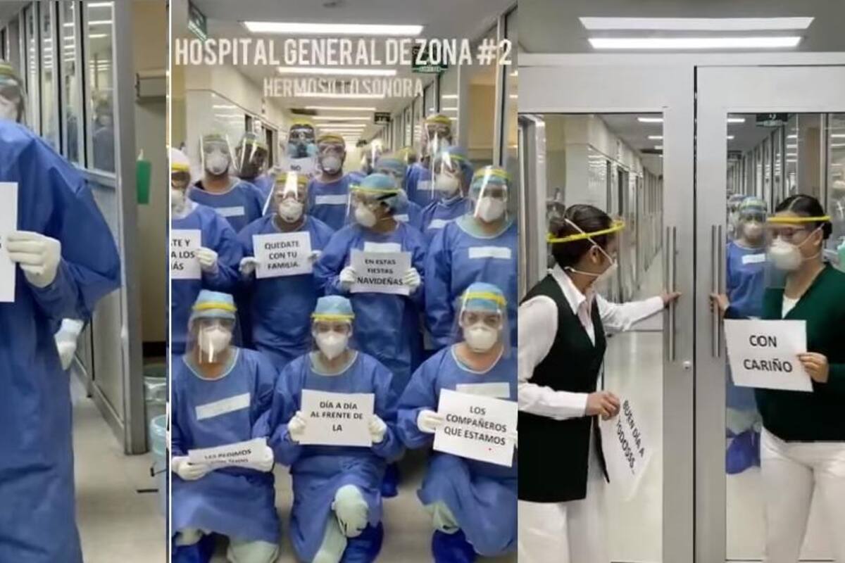 VIDEO: "Perdimos muchas vidas", personal de IMSS Juárez pide a sonorenses no salir