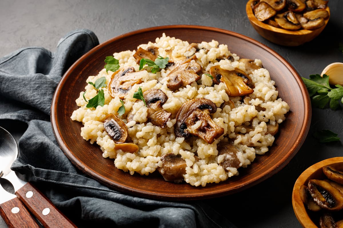 Risotto con setas