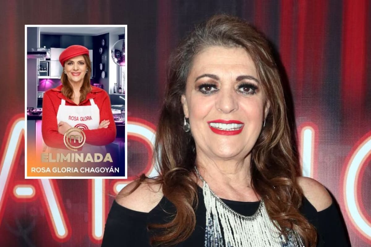 Rosa Gloria Chagoyán, segunda eliminada de “MasterChef Celebrity Generaciones”
