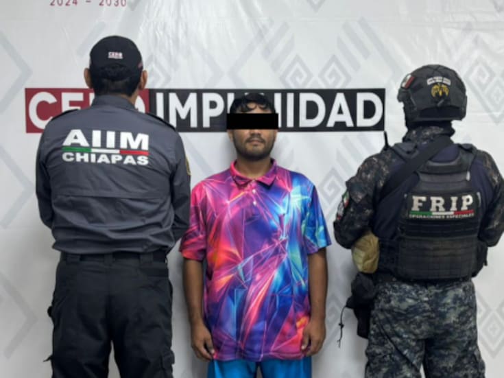 Aprehenden en Chiapas a hombre que incumplió con la manutención de su hija durante casi tres años