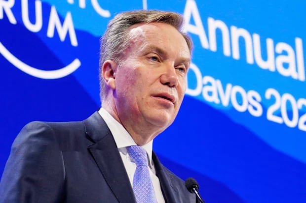 Borge Brende en la reunión de Davos en enero. Foto: AP