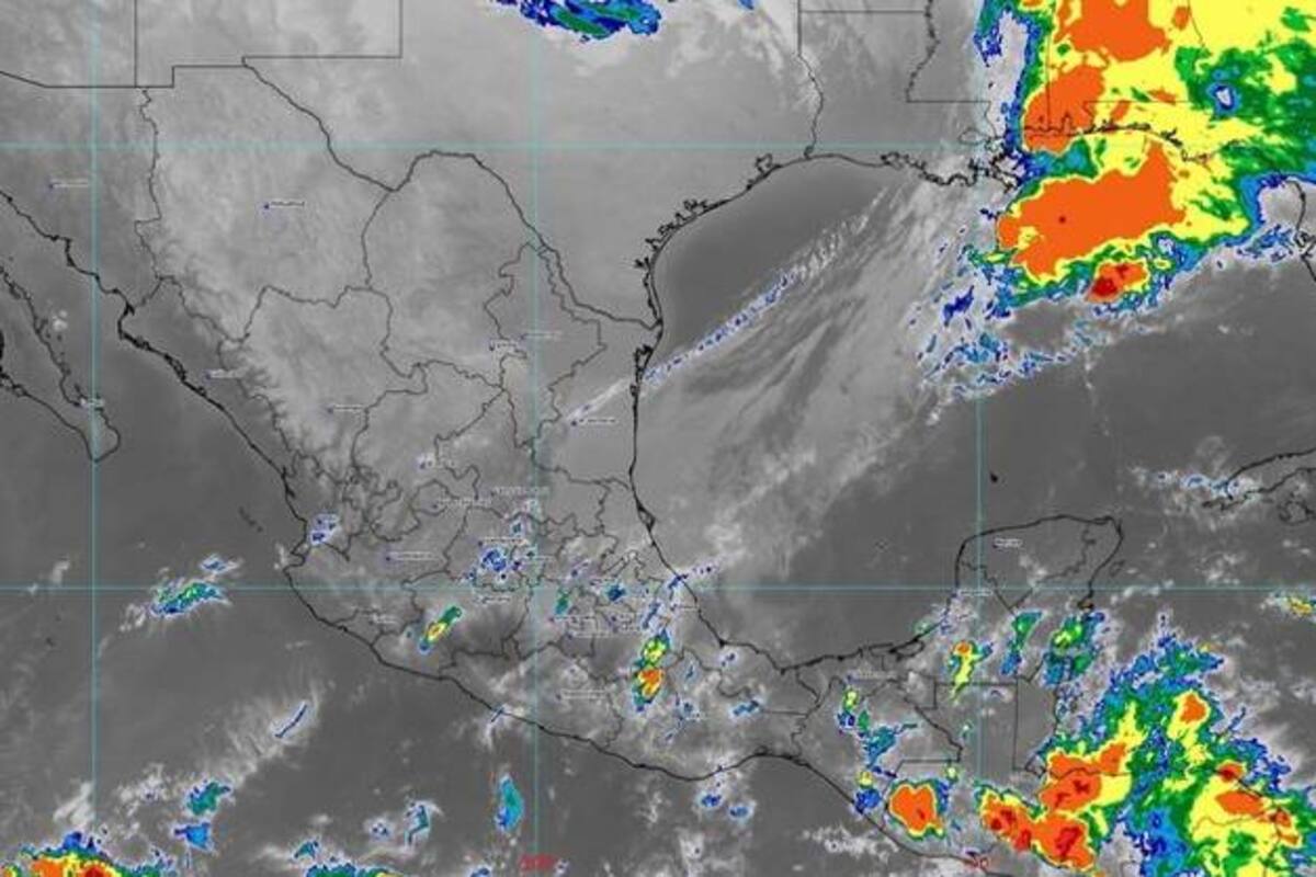 Clima en México: Se pronostican fuertes lluvias en el oriente y sureste del país