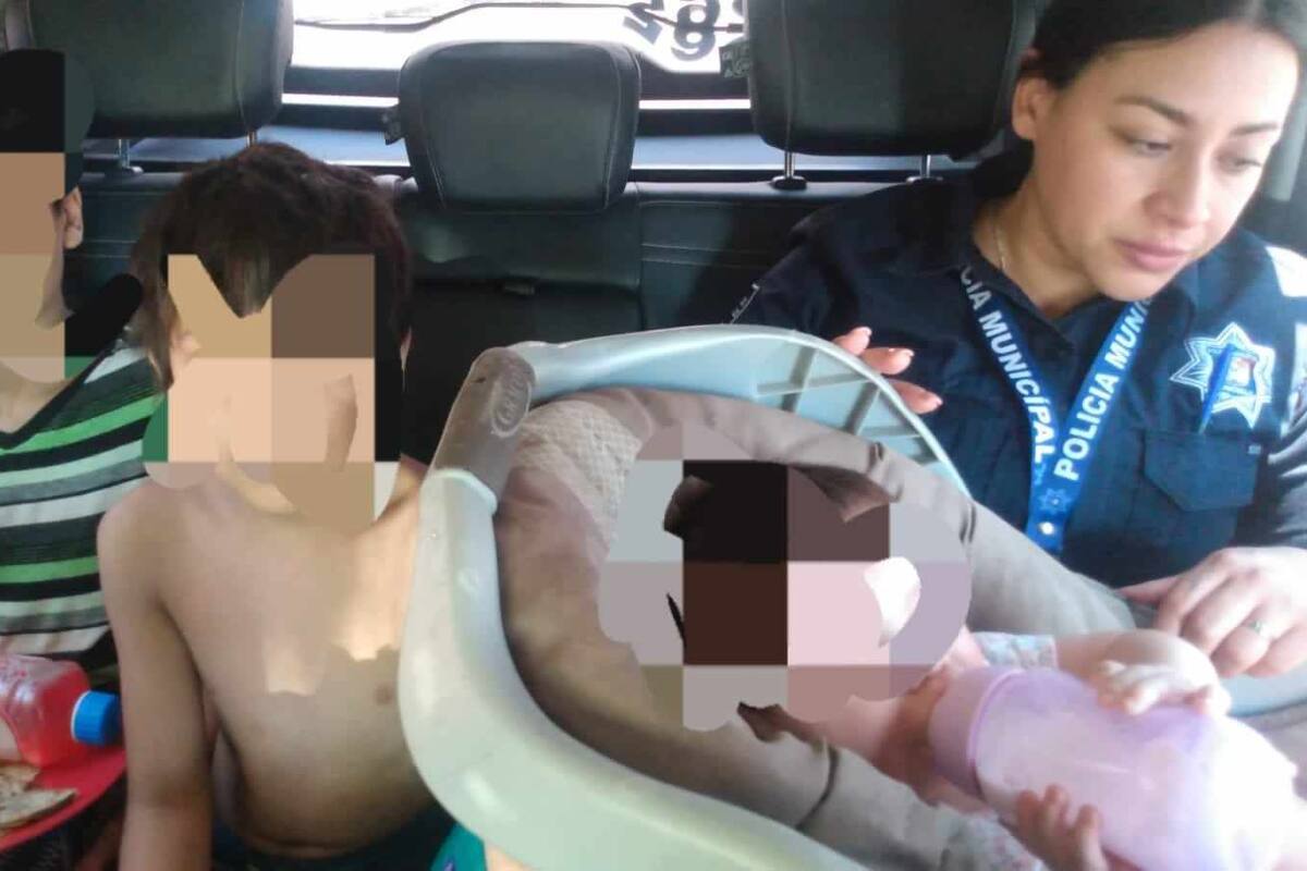 Policías rescatan a tres niños en estado de abandono en Hermosillo: vivían en condiciones insalubres