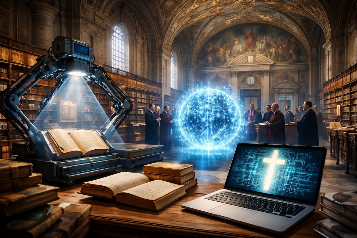 La inteligencia artificial entra al Vaticano para transformar millones de textos católicos en una herramienta global de consulta global
