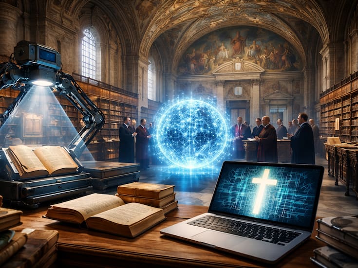 La inteligencia artificial entra al Vaticano para transformar millones de textos católicos en una herramienta global de consulta global