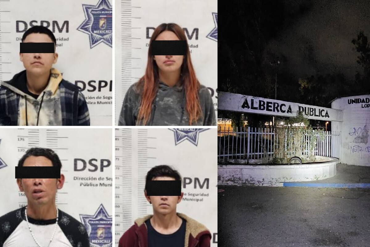 Cuatro detenidos por allanamiento en unidad deportiva
