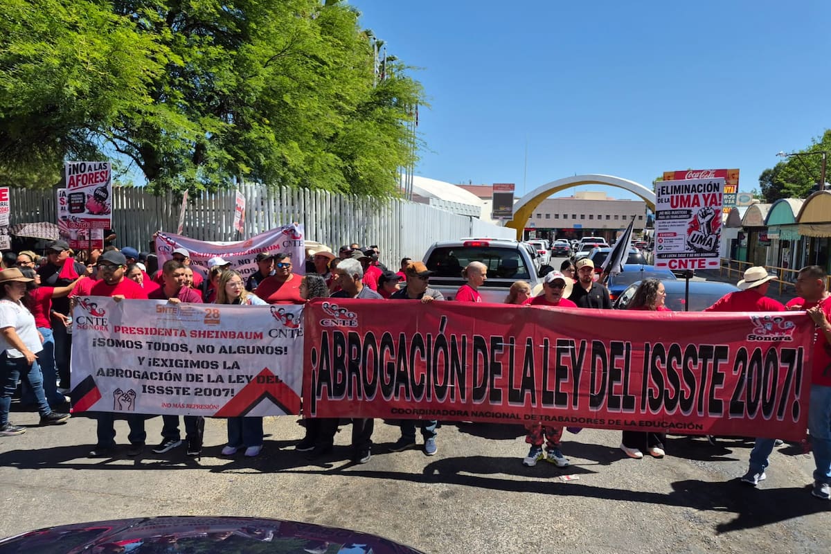 CNTE tendrá nueva marcha el día de mañana en Nogales