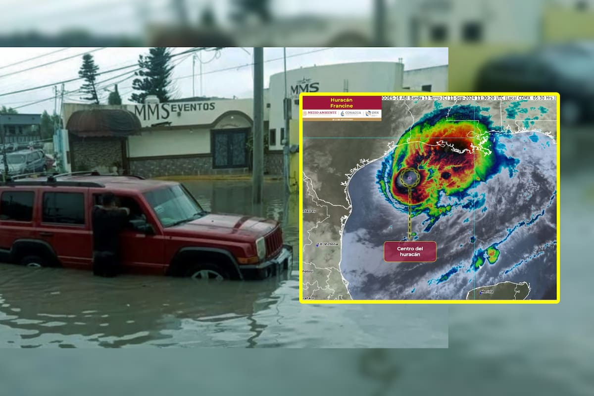 Huracán Francine: Cómo impacta en México y cuál es su trayectoria