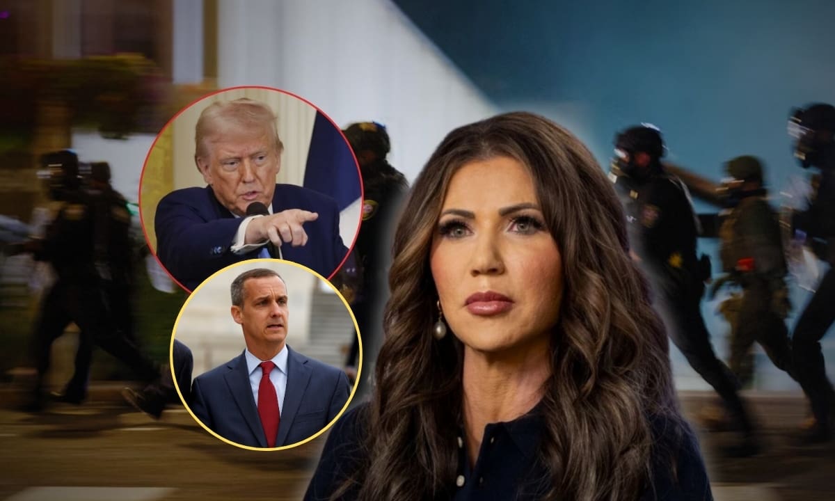 La negativa de Kristi Noem a aclarar si tuvo “relaciones sexuales” con Corey Lewandowski, sumada a la controversia por 220 millones de dólares en publicidad que Trump dijo no haber autorizado, termina por detonar su destitución del Departamento de Seguridad Nacional. Foto: Especial (Archivo Digital/Reuters)
