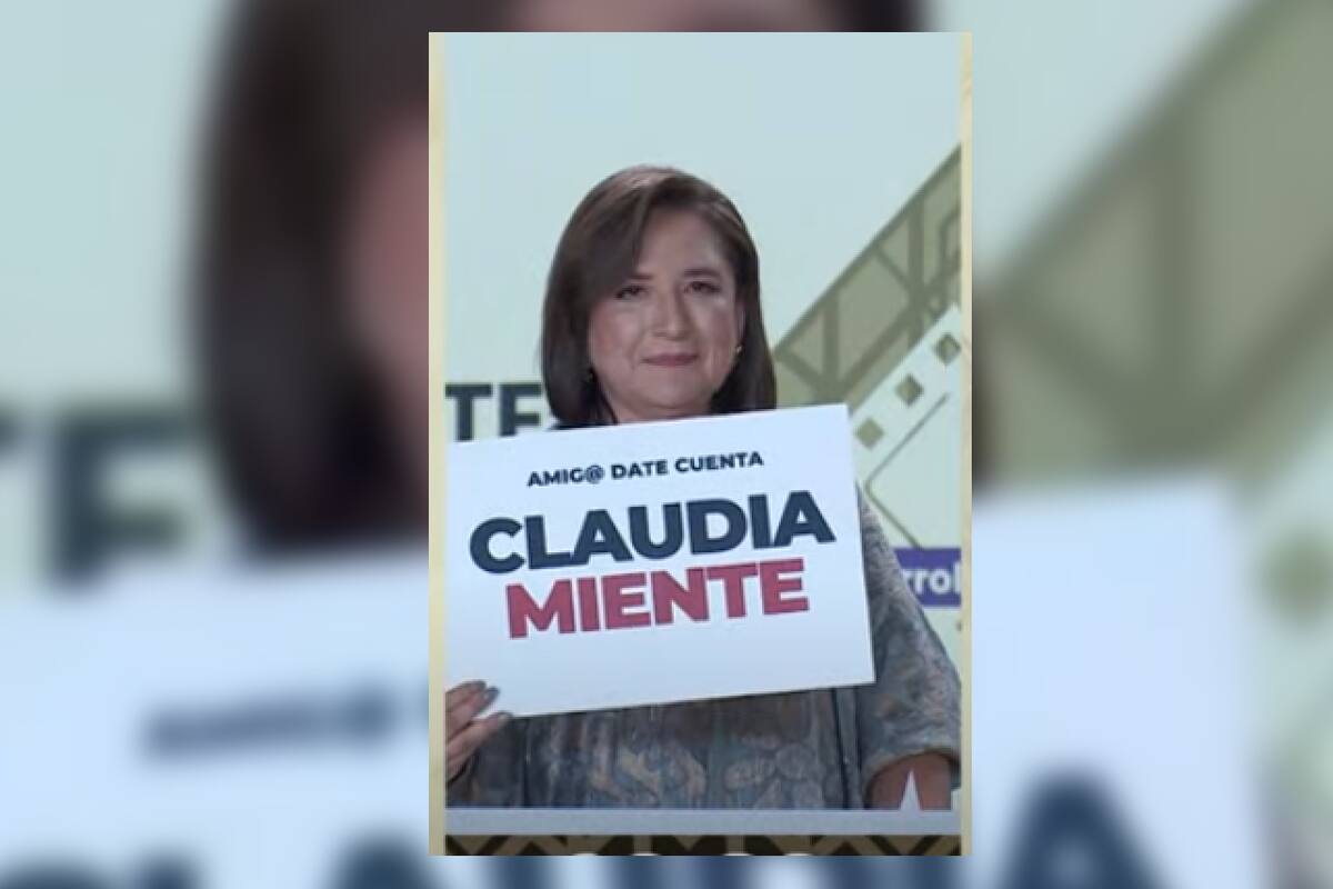 Llaman atención a Gálvez por acto indebido en el segundo debate presidencial