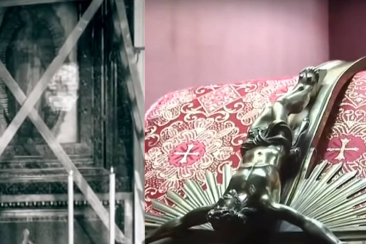 El día del atentado contra la Virgen de Guadalupe en la basílica y el Cristo que la rescató