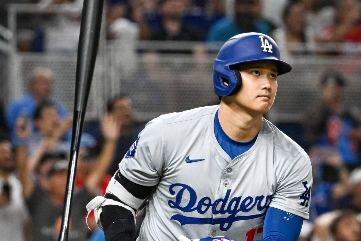MLB: Ohtani suma otro jonrón en la derrota de los Dodgers frente a Marlins y llega a 48-48