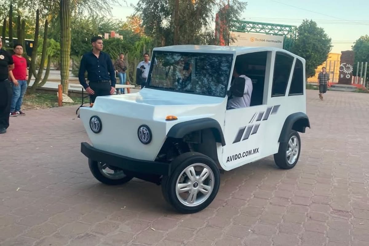 Conoce “Avido”, el auto eléctrico del TecNM hecho en Sonora que ofrece una opción de transporte para estudiantes