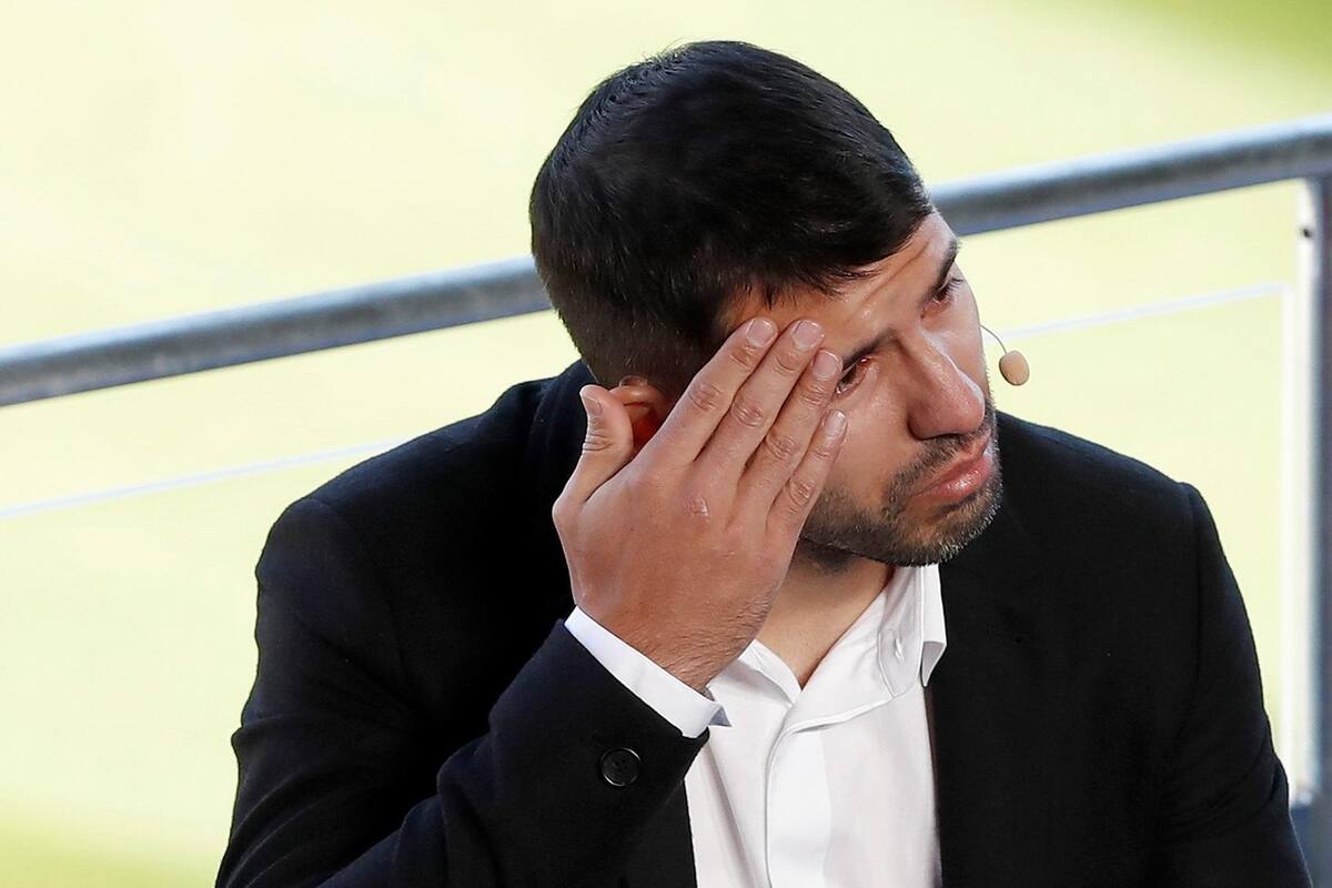 VIDEO: 'Kun' Agüero anuncia su retiro como futbolista y rompe en llanto