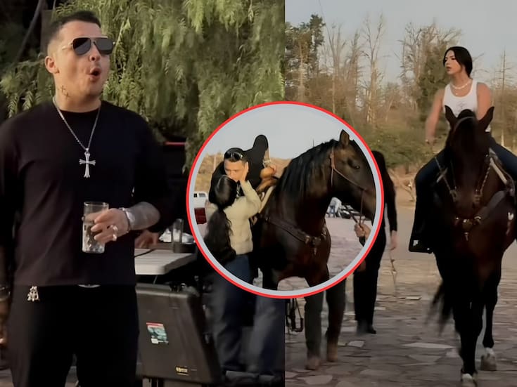 Ángela Aguilar sorprende a Christian Nodal con un caballo como regalo de cumpleaños