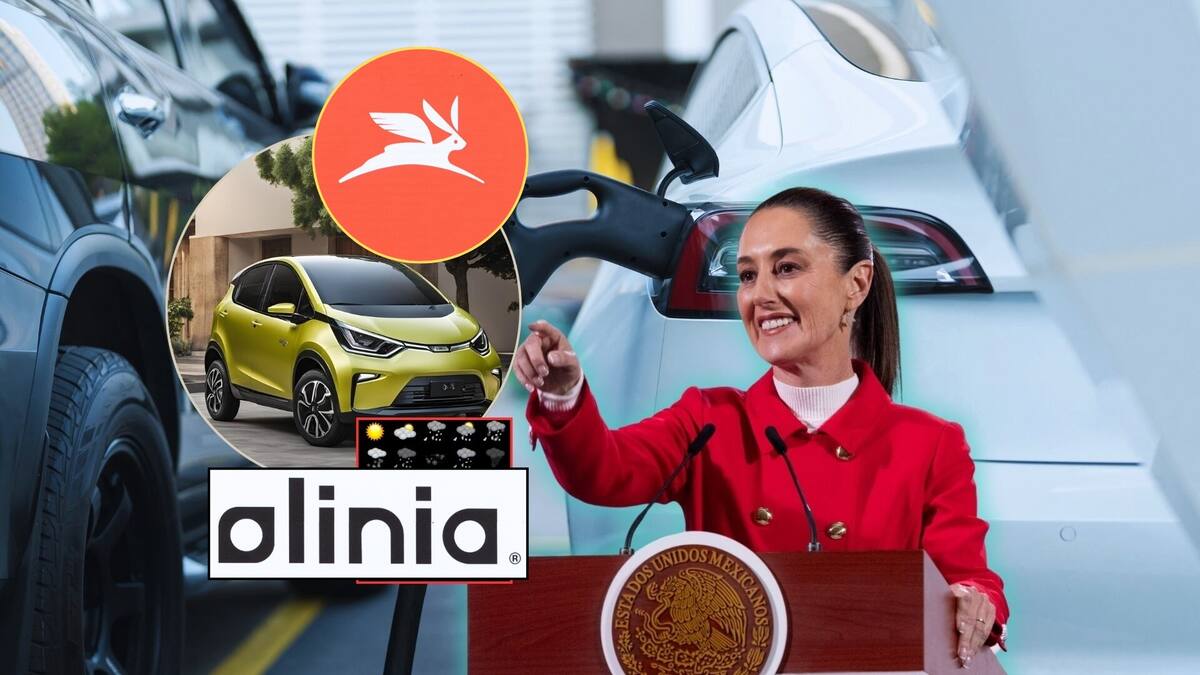 Olinia es un automóvil eléctrico diseñado completamente con talento nacional. Su meta es ofrecer una alternativa económica y funcional para la movilidad urbana, con un precio estimado de 90 mil pesos y un tope máximo de 150 mil pesos, lo que lo convertiría en el vehículo eléctrico más accesible de México. Foto: Especial