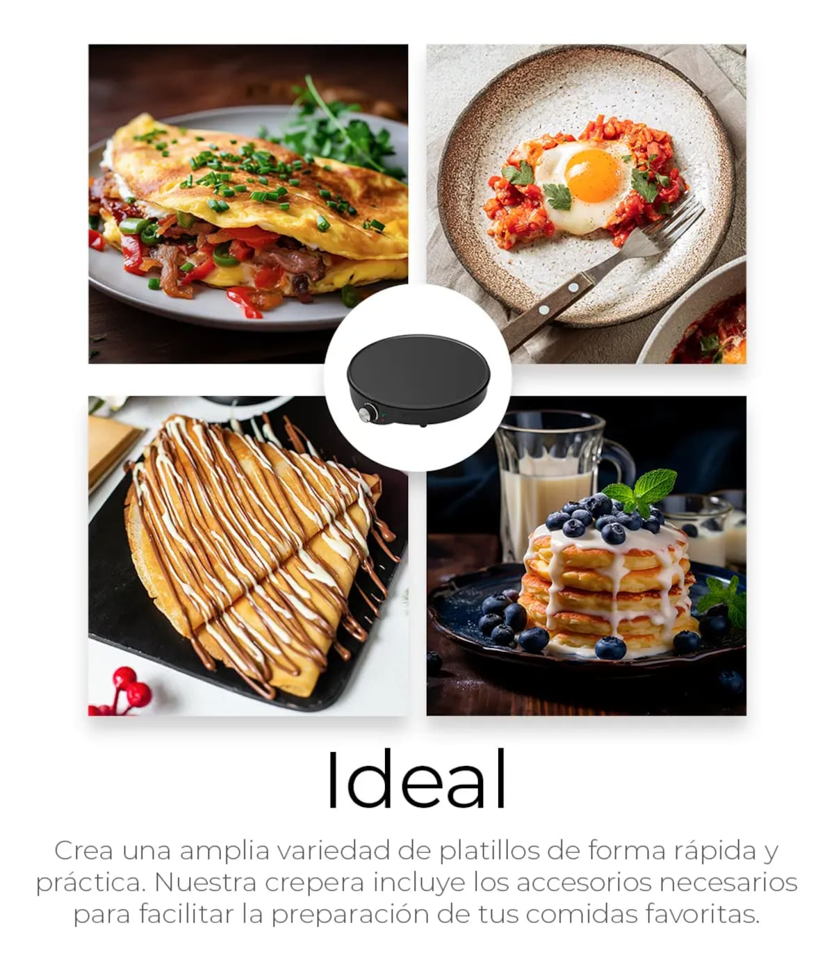 Crepera Eléctrica Raganet EL024 | Mercado Libre