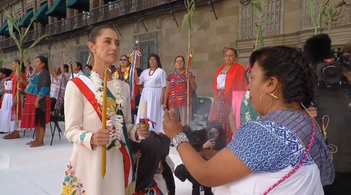La Ceremonia del Bastón de Mando. FOTO: Captura de Pantalla
