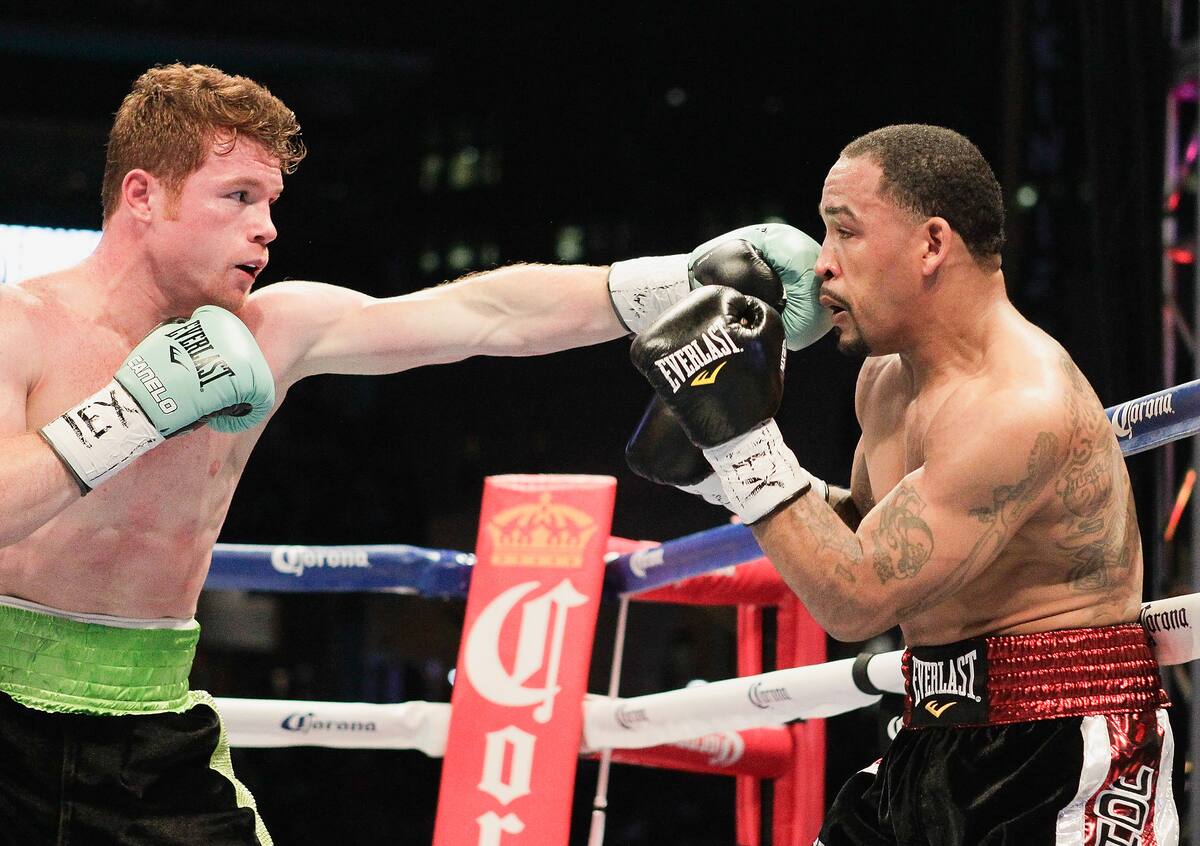 Saul "Canelo" Alvarez noqueó a James Kirkland en el tercer asalto. / Foto: Archivo GH.