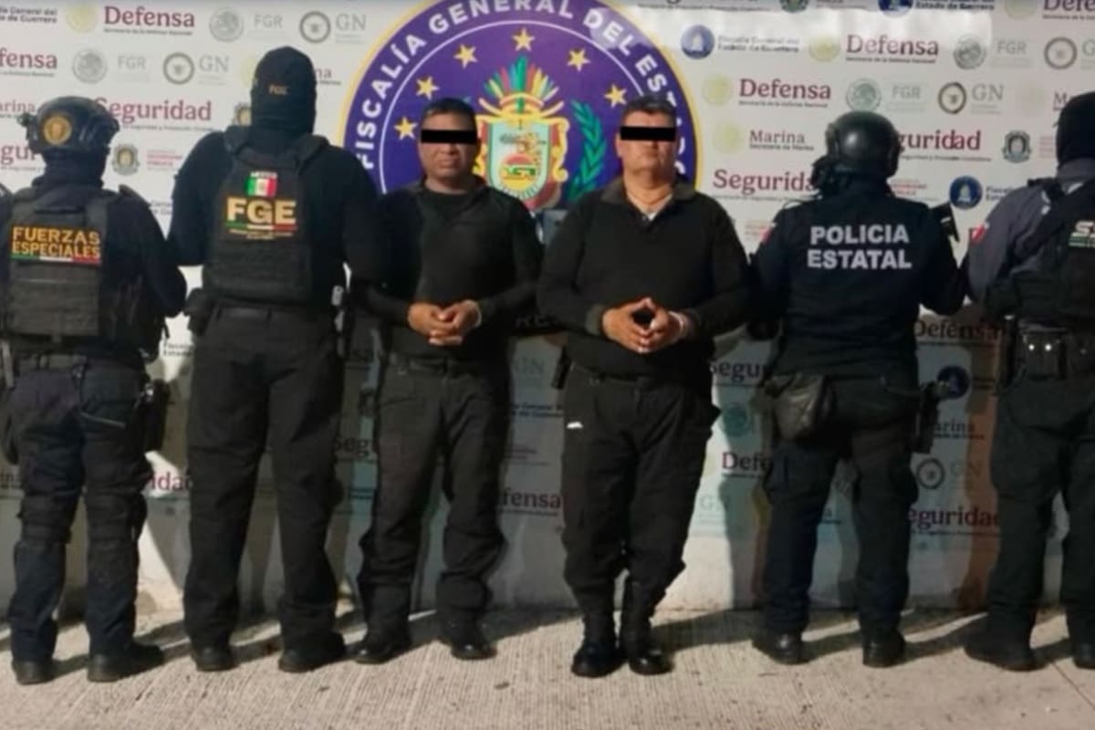 Dos policías municipales de Acapulco son detenidos por homicidio calificado; aseguran una patrulla municipal vinculada con la investigación