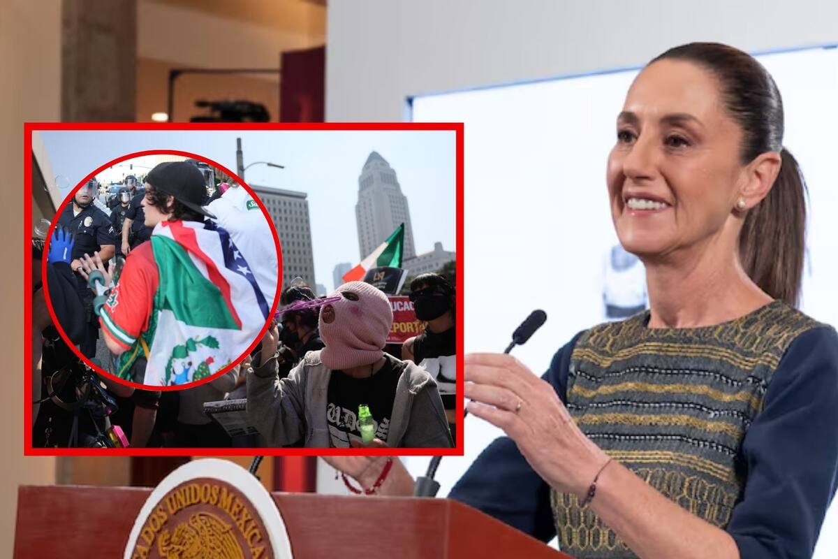 Sheinbaum afirma que no hay más mexicanos detenidos en Los Ángeles ante redadas; tampoco hay heridos