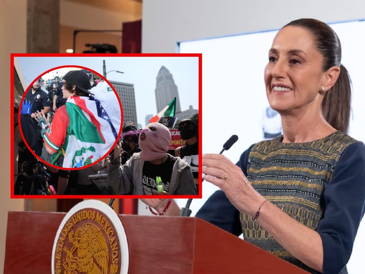 Sheinbaum afirma que no hay más mexicanos detenidos en Los Ángeles en redadas; tampoco hay heridos. | Crédito: Presidencia/EFE
