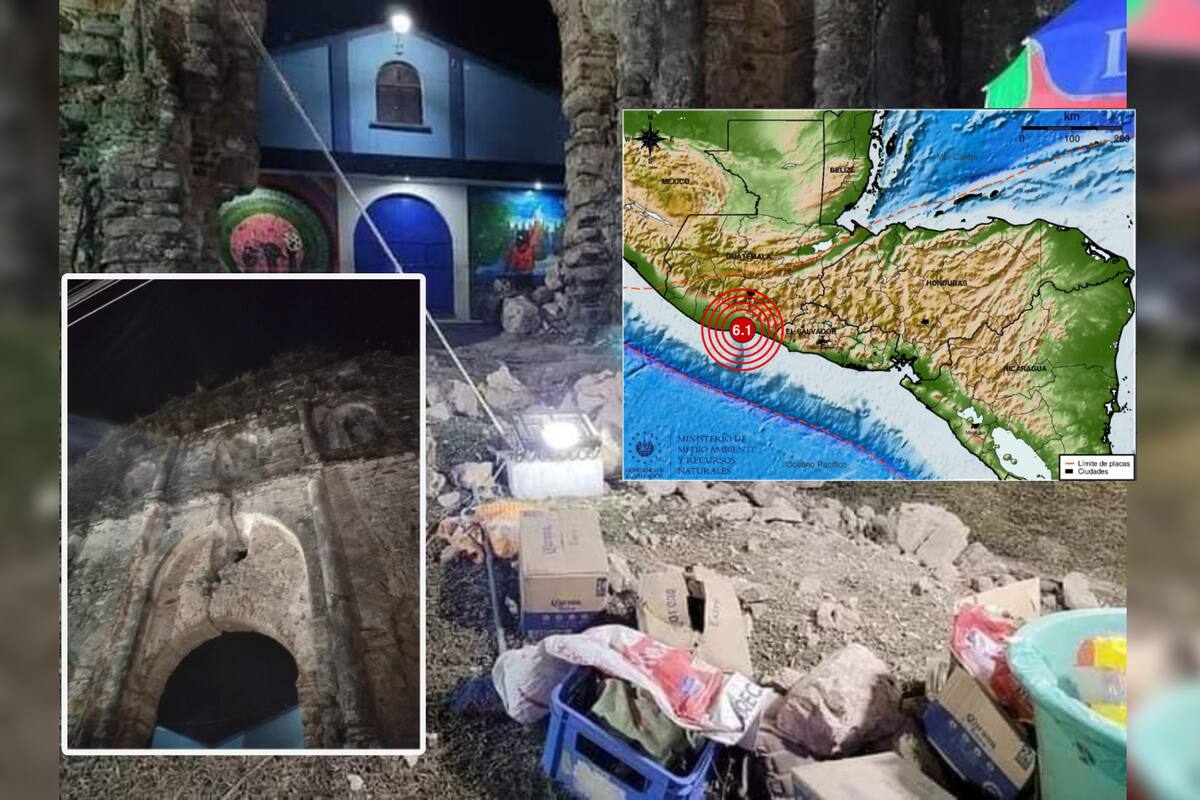 Sismo de 6.0 sacude Guatemala; El Salvador también lo siente