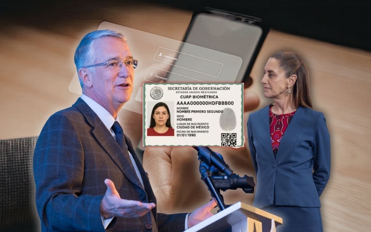 ¿Conviene registrar tu celular con CURP en México? Salinas Pliego recomienda contratar eSIM extranjera sin datos personales y abre debate sobre privacidad digital. | Crédito: Presidencia/Banco digital GH/Canva
