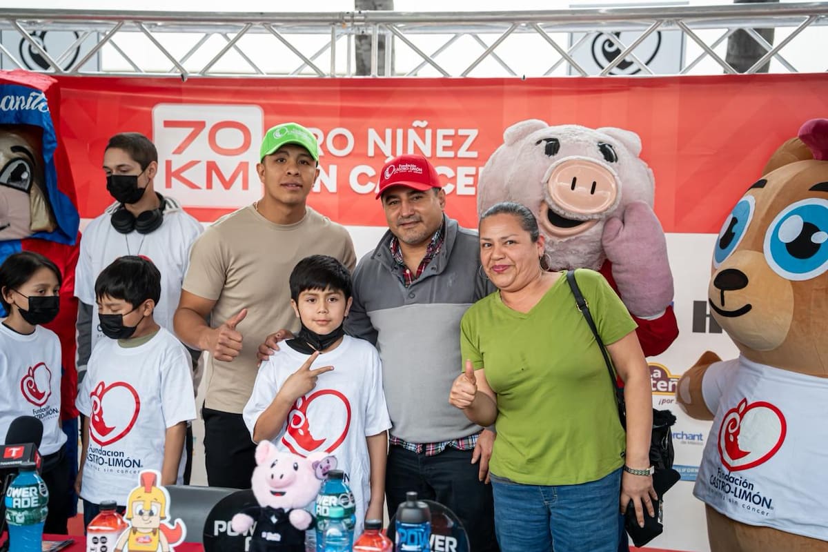 Munguía y “El Terrible” Morales impulsan paseo ciclista en apoyo a niños con cáncer
