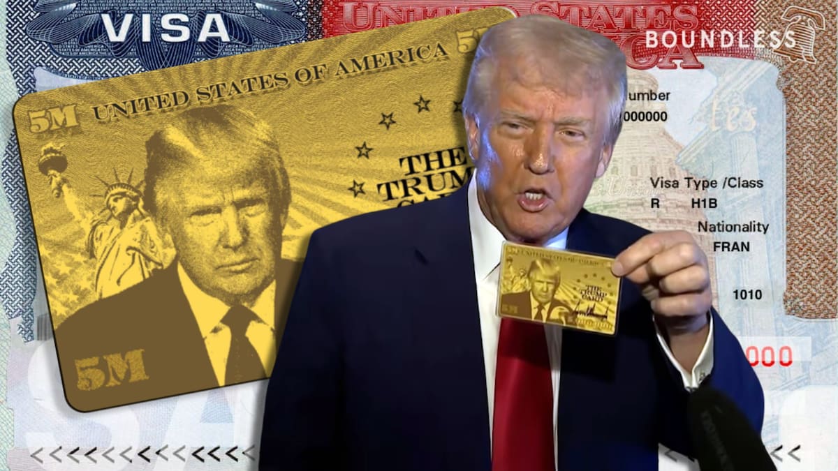 Trump aumenta tarifas de visas H-1B para trabajadores extranjeros. FOTO: Especial