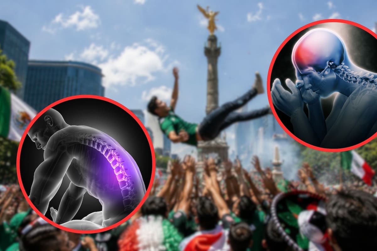 Salud CDMX emite alerta urgente ante la peligrosa práctica “quiere volar, quiere volar” en los festejos del Mundial debido al riesgo de fracturas, traumatismos craneales severos y caídas que pueden resultar mortales para los aficionados