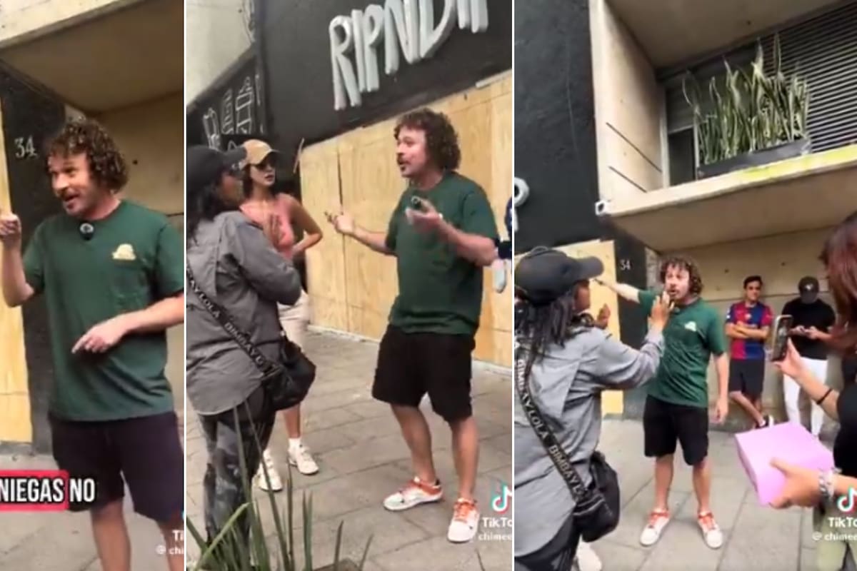 Luisito Comunica protagoniza pelea con empleada del Sectur en marcha contra gentrificación