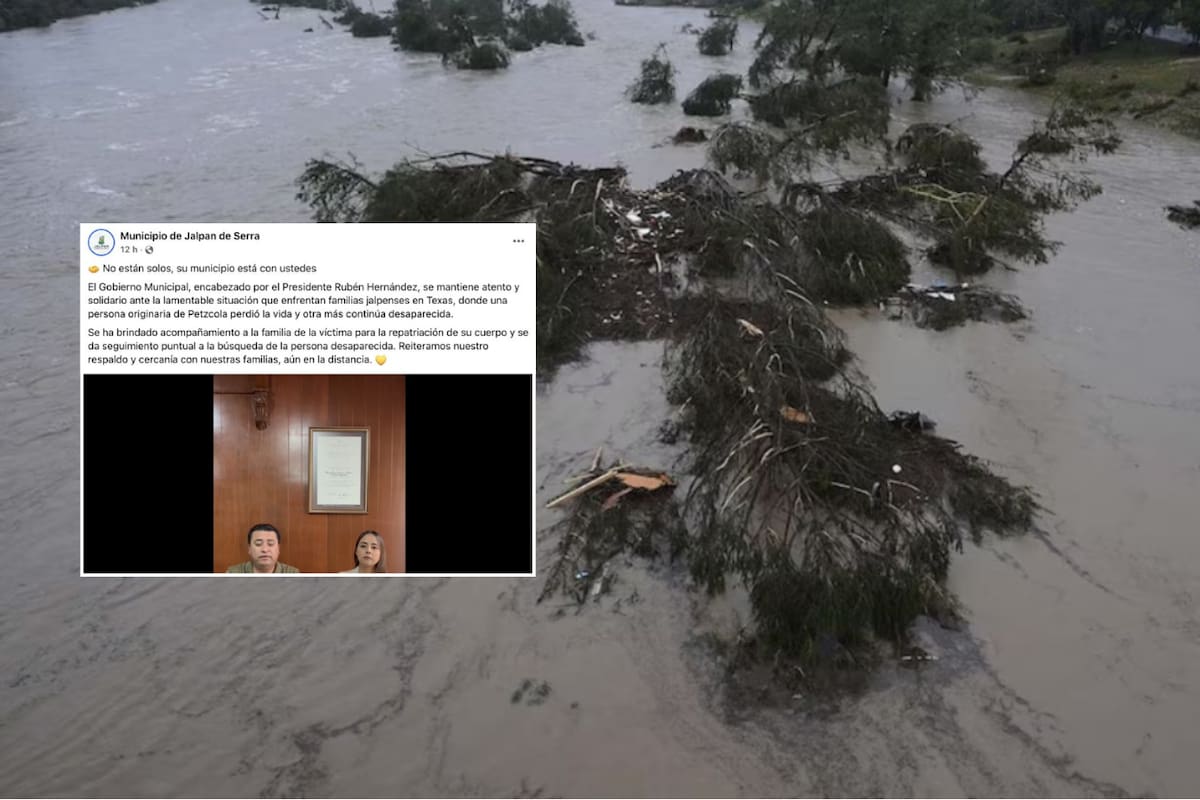 Encuentran el cuerpo del mexicano fallecido en las inundaciones en Texas; otra jalpense sigue desaparecida