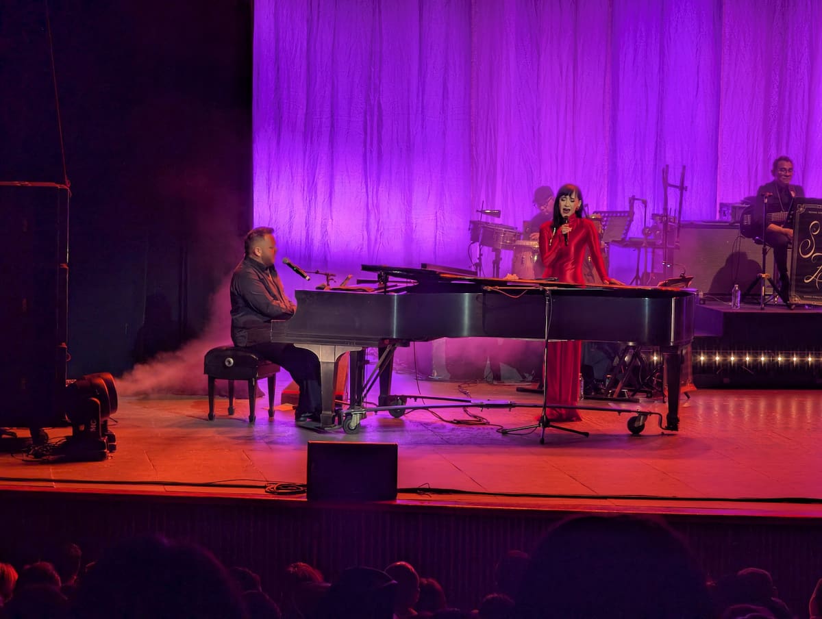 El debut del show en Tijuana tuvo a un grupo de diez músicos bajo la batuta del maestro Marco Morel. Foto: Víctor Delgado